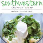 Southwestern Chopped Salad with Cilantro Lime Dressing